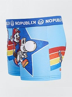 Set van 2 'No Publik'-boxers met 'Mario'-print - Kiabi