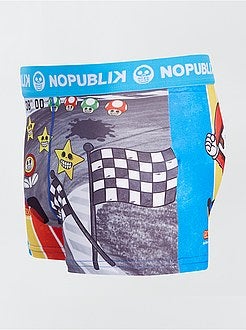 Set van 2 'No Publik'-boxers met 'Mario'-print - Kiabi