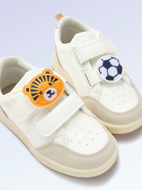 Set van 2 opzetpatches om je 'Kitchoun' sneakers te personaliseren - Kiabi