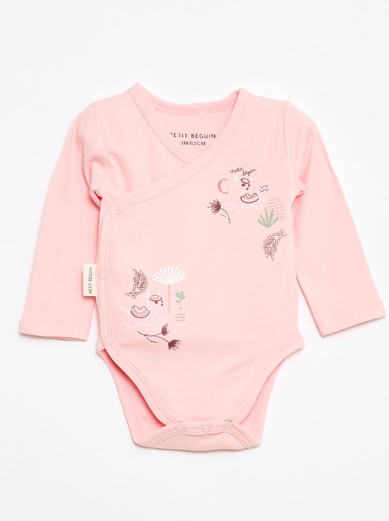 Set van 2 overslagrompers 'Petit Beguin' Rose - Kiabi
