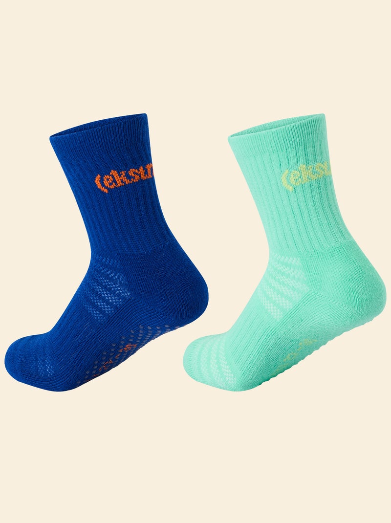 Set van 2 paar antislip sokken - (ekstract) Groen - Kiabi