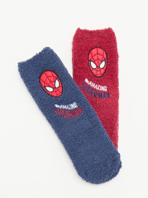 Set van 2 paar antislip sokken 'Marvel' 'Spider-Man' - Kiabi Set van 2 paar antislip sokken 'Marvel' 'Spider-Man' - Kiabi
