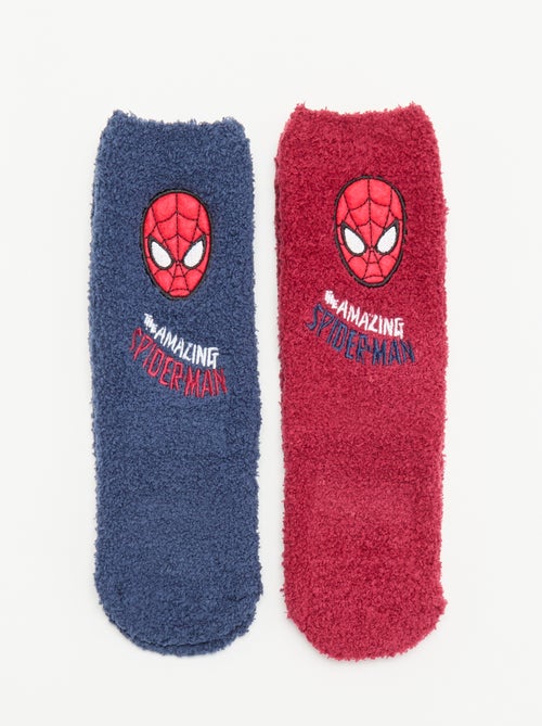 Set van 2 paar antislip sokken 'Marvel' 'Spider-Man' - Kiabi Set van 2 paar antislip sokken 'Marvel' 'Spider-Man' - Kiabi