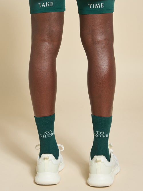 Set van 2 paar compressiekousen met animatie (ekstract) - Kiabi