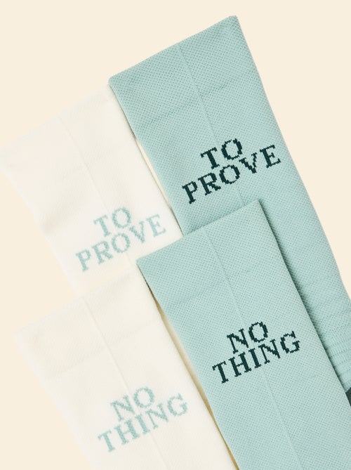 Set van 2 paar compressiekousen met animatie (ekstract) - Kiabi