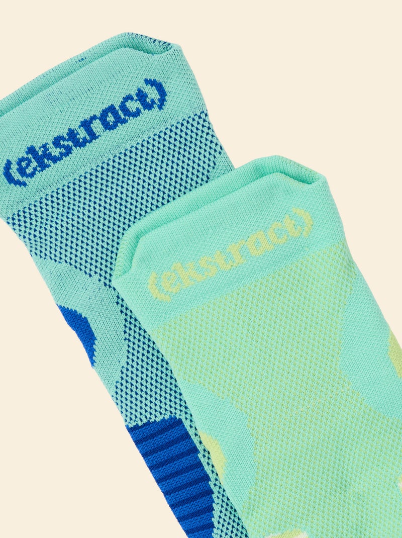 Set van 2 paar compressiesokken - (ekstract) Geel - Kiabi