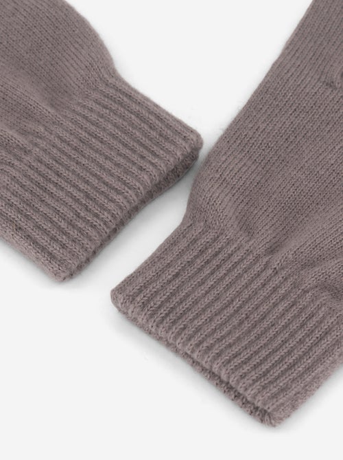 Set van 2 paar gebreide handschoenen - Kiabi
