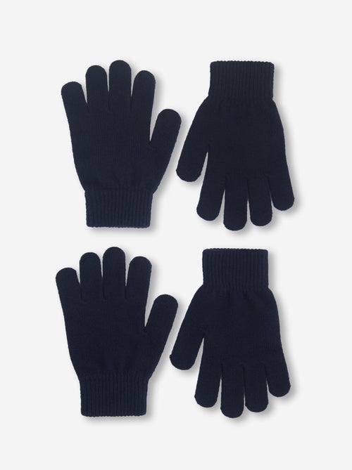 Set van 2 paar gebreide handschoenen - Kiabi