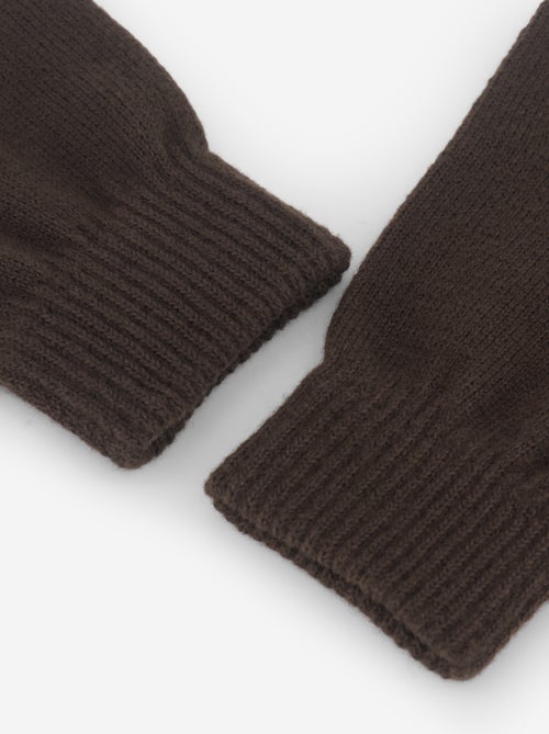 Set van 2 paar gebreide handschoenen - Kiabi