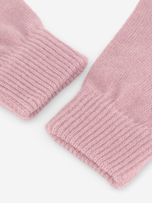 Set van 2 paar gebreide handschoenen - Kiabi
