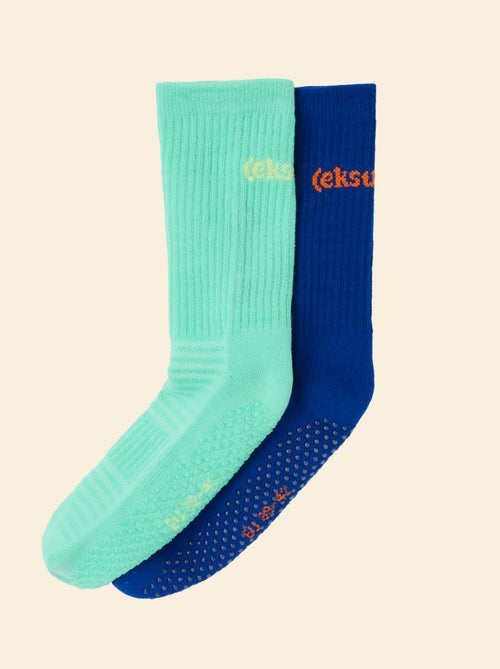 Set van 2 paar hoge antislip sokken - (ekstract) - Kiabi