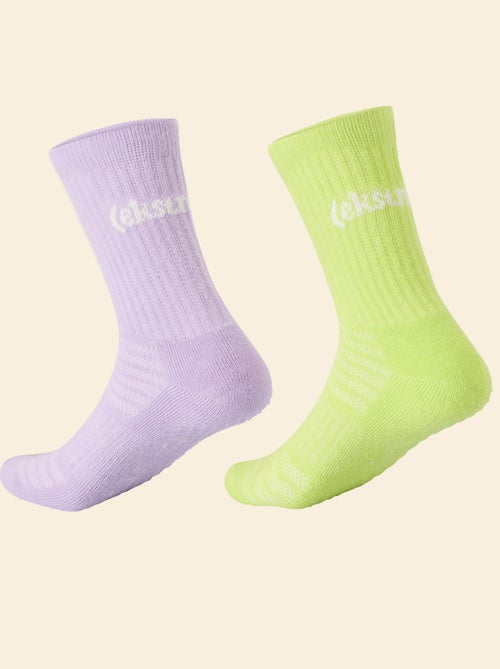 Set van 2 paar hoge antislip sokken - (ekstract) - Kiabi