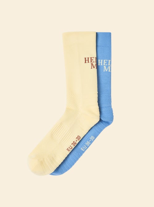 Set van 2 paar hoge compressiekousen (ekstract) effen - Kiabi