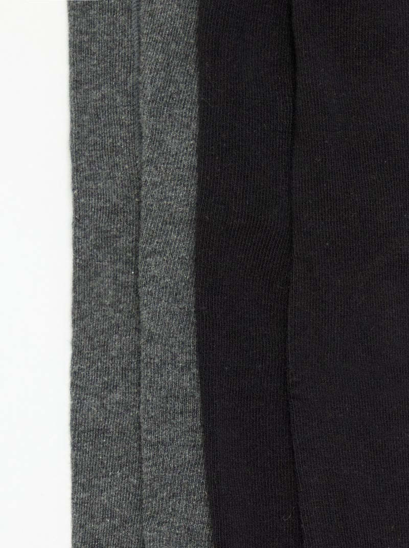Set van 2 paar panty's Grijs - Kiabi