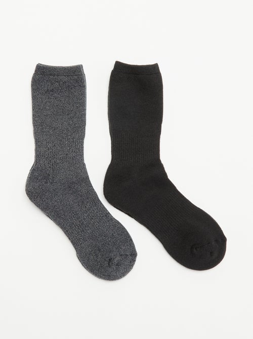 Set van 2 paar thermische sokken - Kiabi Set van 2 paar thermische sokken - Kiabi