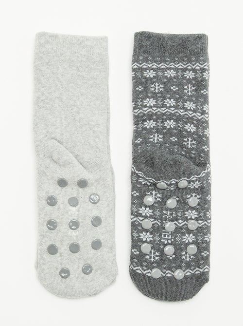 Set van 2 paar warme sokken - Kerst - Kiabi