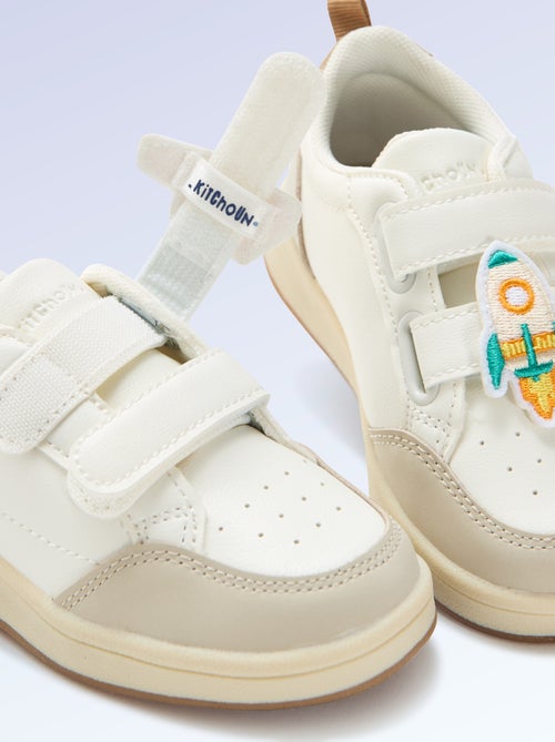 Set van 2 patches om op te schuiven om je 'Kitchoun' sneakers te personaliseren - Kiabi