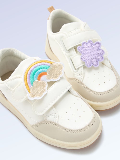 Set van 2 patches om op te schuiven om je sneakers 'Kitchoun' te personaliseren - Kiabi