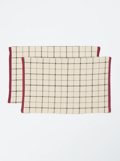 Set van 2 placemats - Kiabi Home - Kiabi
