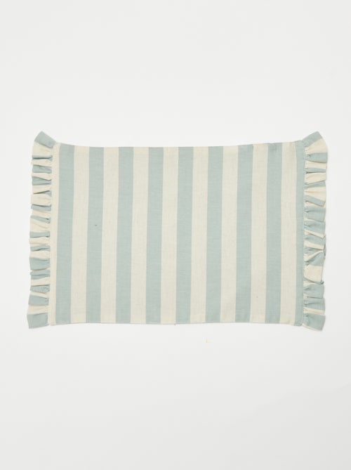 Set van 2 placemats (32x45 cm) met volants - Kiabi