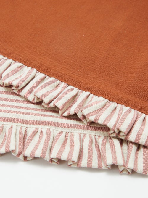 Set van 2 placemats (32x45 cm) met volants - Kiabi Set van 2 placemats (32x45 cm) met volants - Kiabi