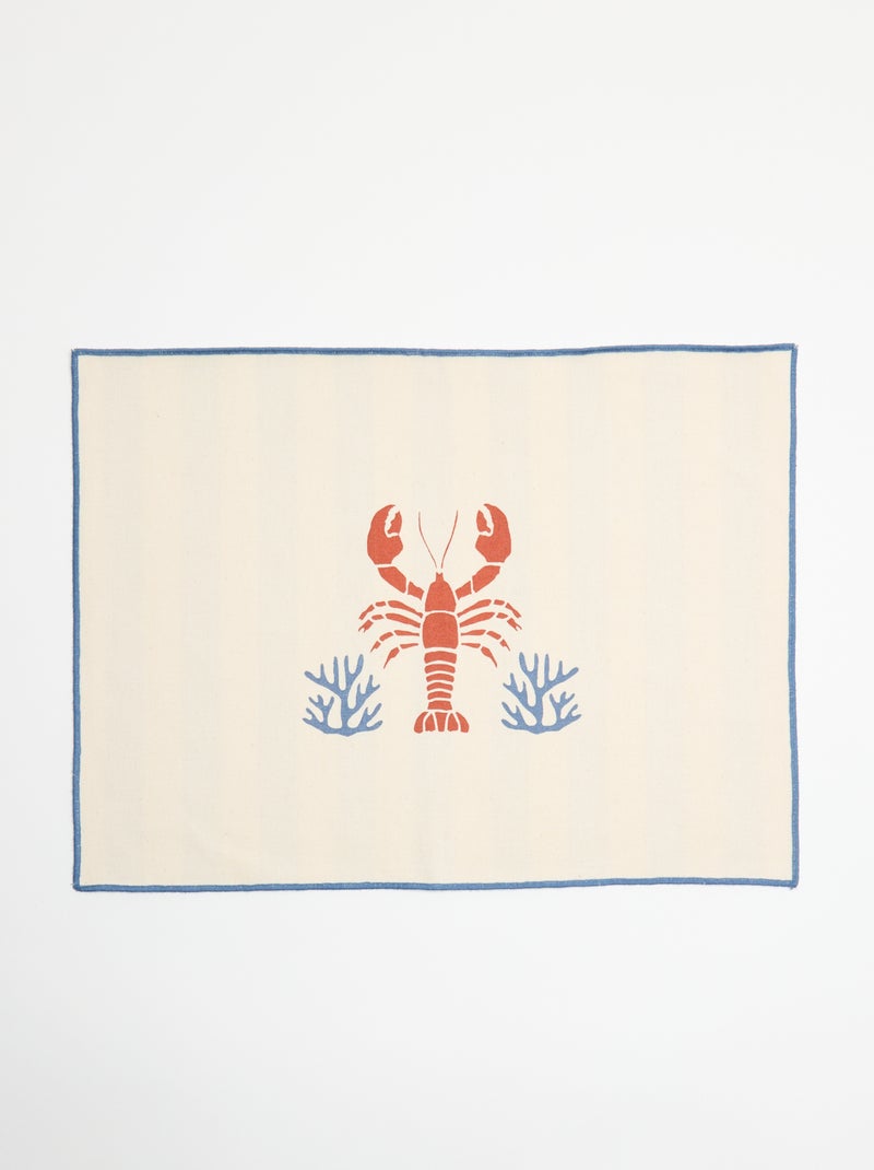 Set van 2 placemats Biege - Kiabi