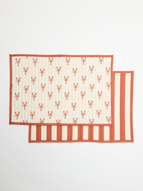 Set van 2 placemats - Kiabi