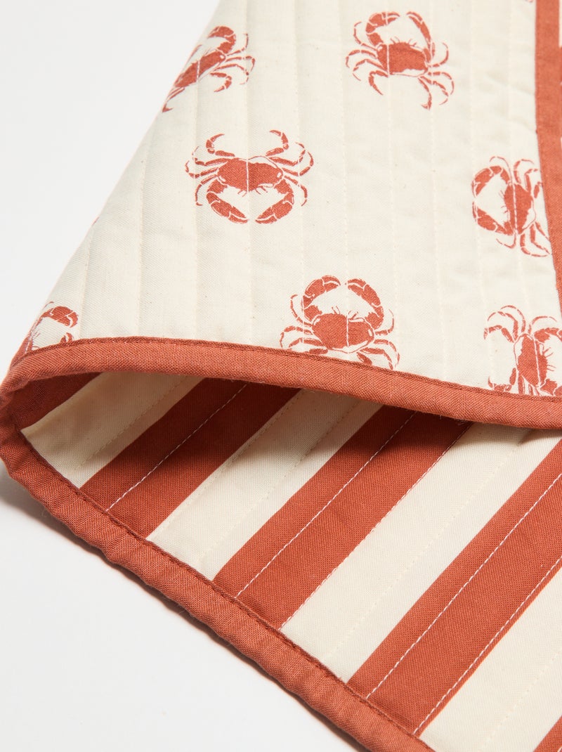 Set van 2 placemats Biege - Kiabi
