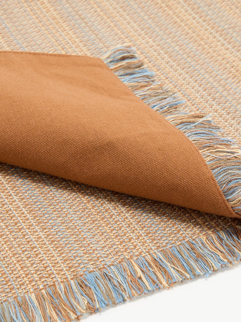 Set van 2 placemats Blauw - Kiabi