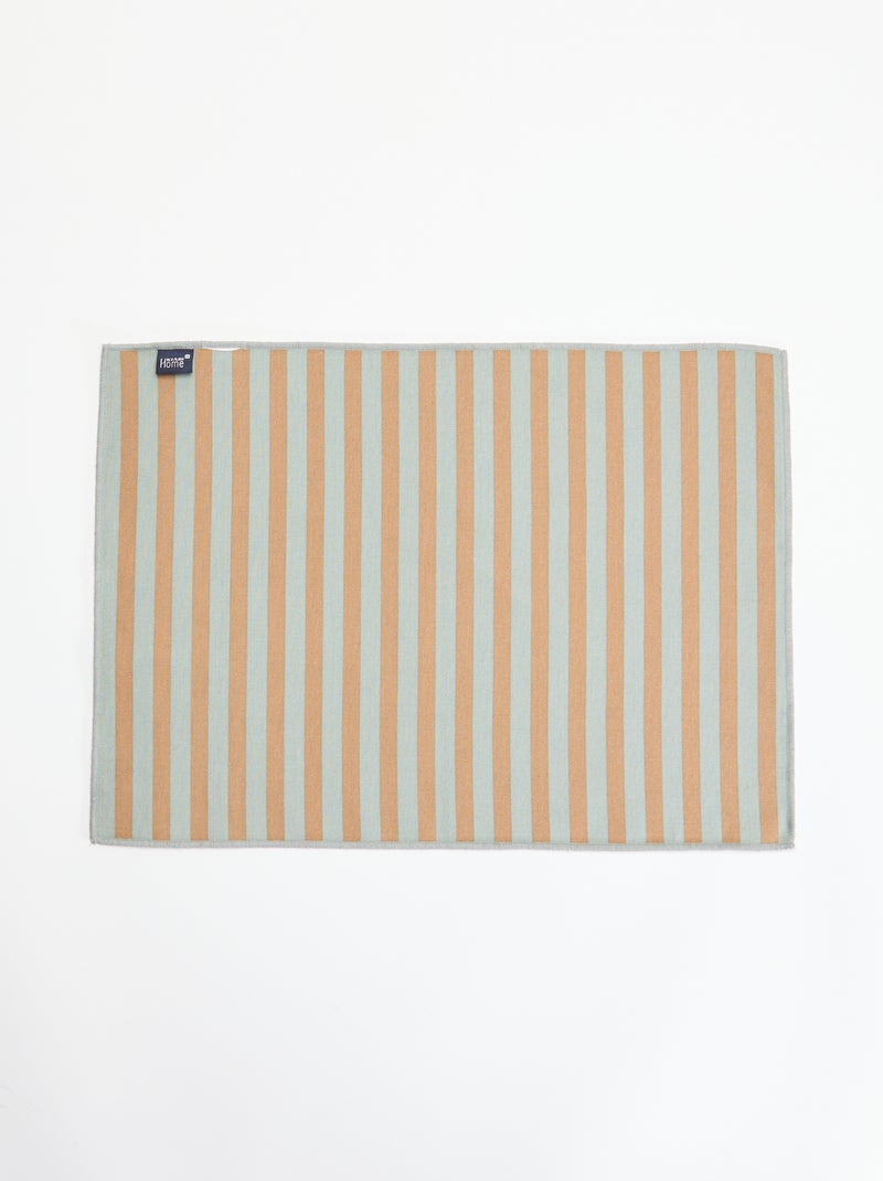 Set van 2 placemats Blauw - Kiabi