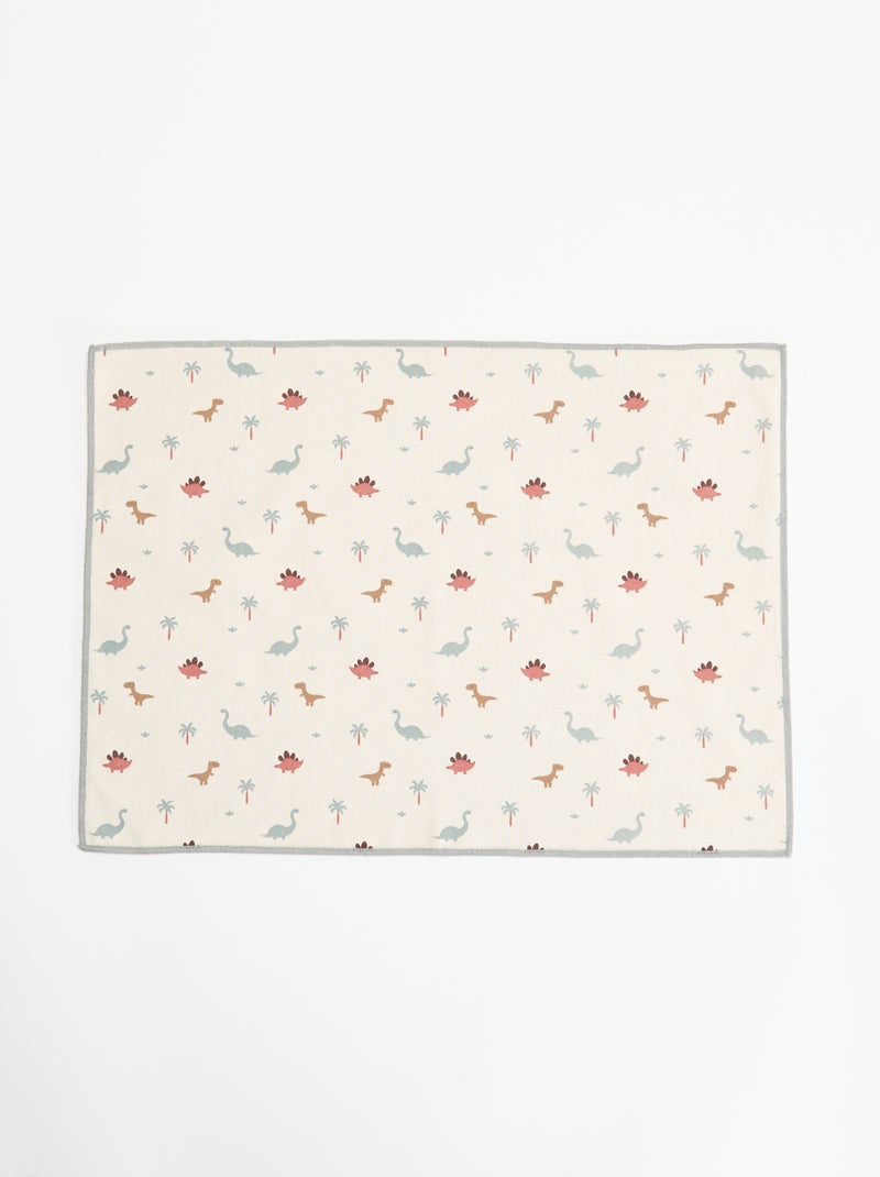 Set van 2 placemats Blauw - Kiabi