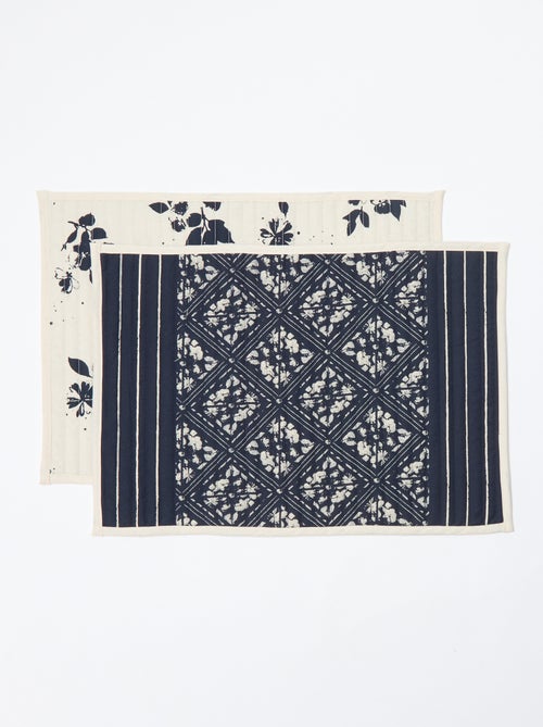 Set van 2 placemats met print - Kiabi Home - Kiabi