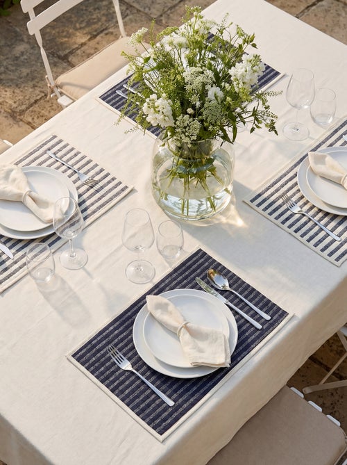 Set van 2 placemats met print 32 x 45 cm - Kiabi Home - Kiabi Set van 2 placemats met print 32 x 45 cm - Kiabi Home - Kiabi