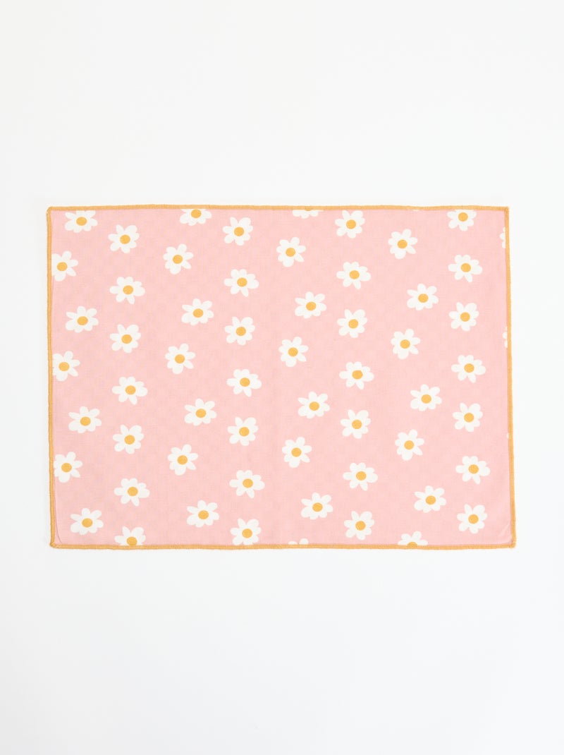 Set van 2 placemats Rose - Kiabi