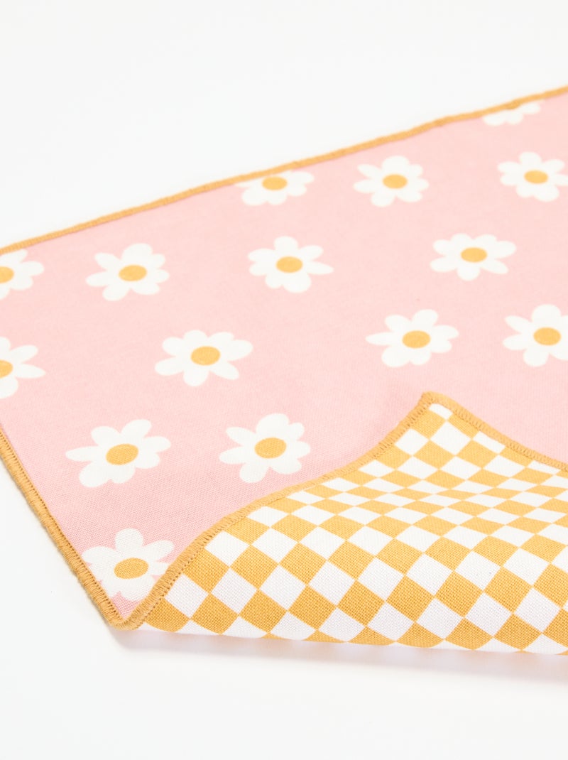 Set van 2 placemats Rose - Kiabi