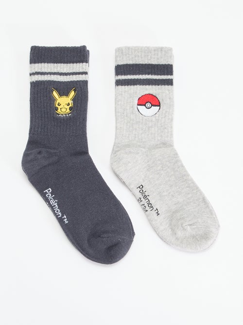 Set van 2 'Pokémon' fantasiesokken 'Pikachu' en 'Pokéball' - Kiabi