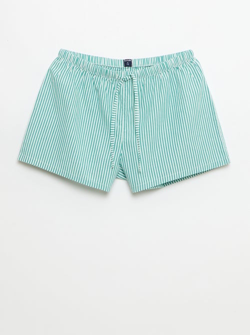 Set van 2 poplin shorts met katoenen trekkoord - Kiabi