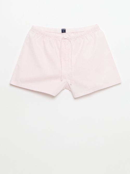 Set van 2 poplin shorts met katoenen trekkoord - Kiabi