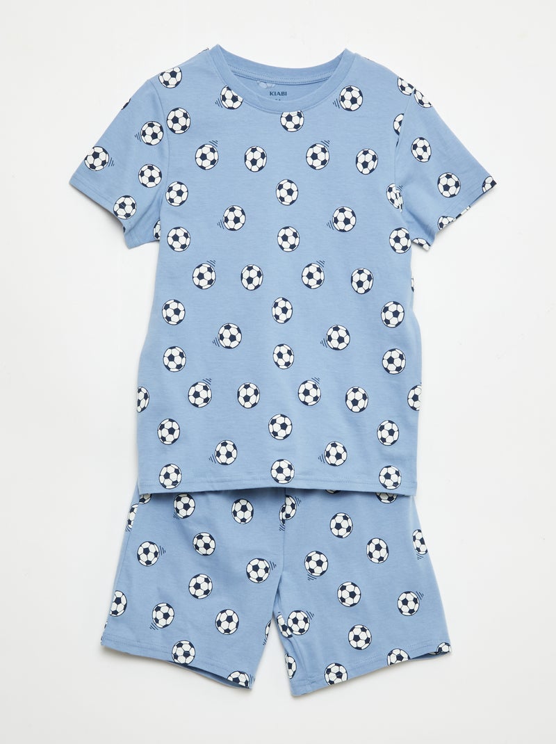 Set van 2 pyjamasets Blauw - Kiabi