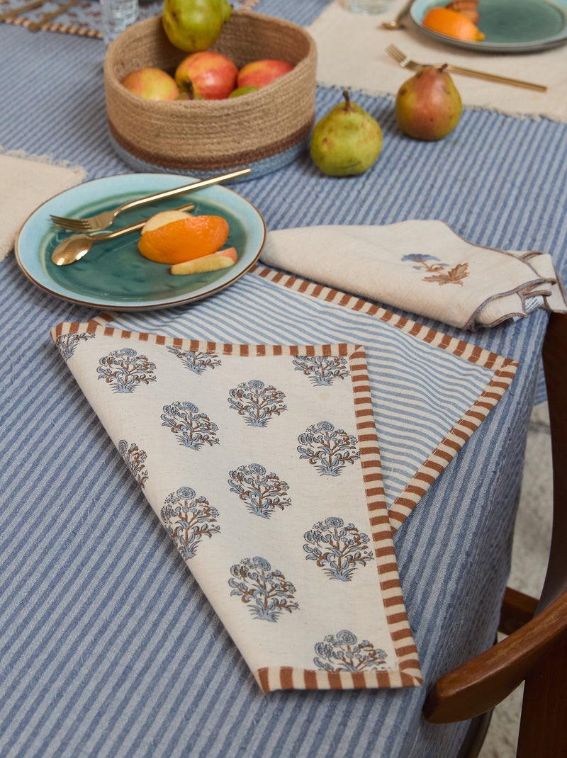 Set van 2 rechthoekige placemats Wit - Kiabi