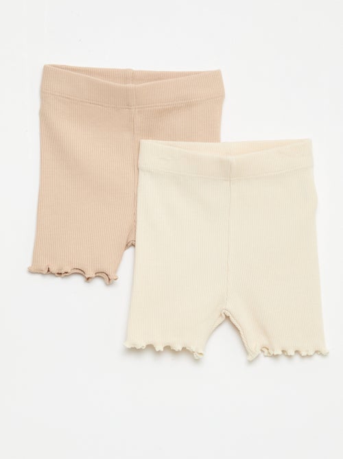 Set van 2 rib leggings - Kiabi