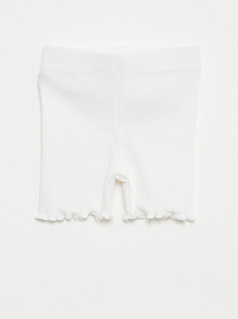 Set van 2 rib leggings Blauw - Kiabi