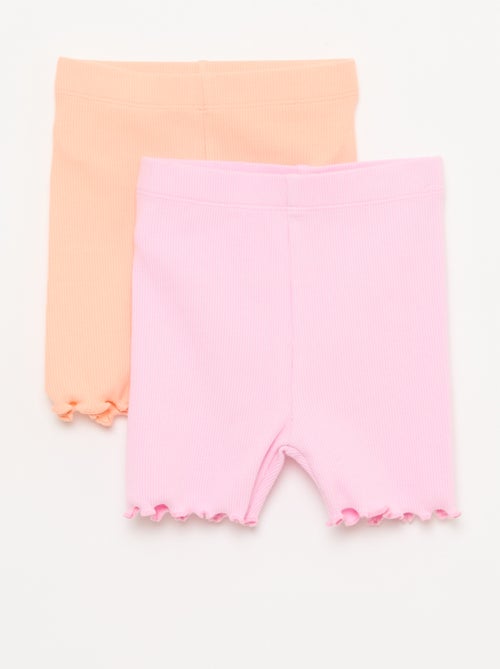 Set van 2 rib leggings - Kiabi