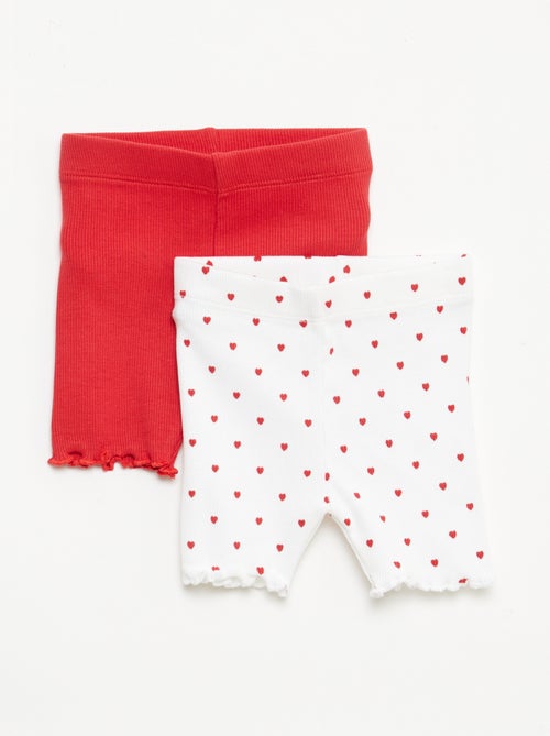 Set van 2 rib leggings - Kiabi