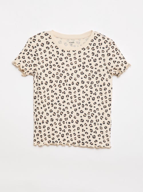 Set van 2 rib T-shirts - Kiabi