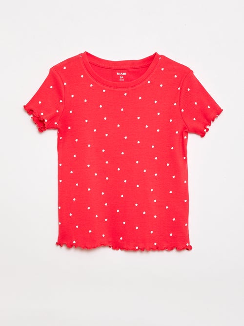 Set van 2 rib T-shirts - Kiabi