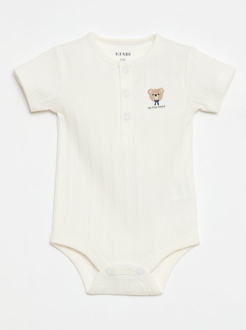 Set van 2 ribgebreide bodies - Kiabi