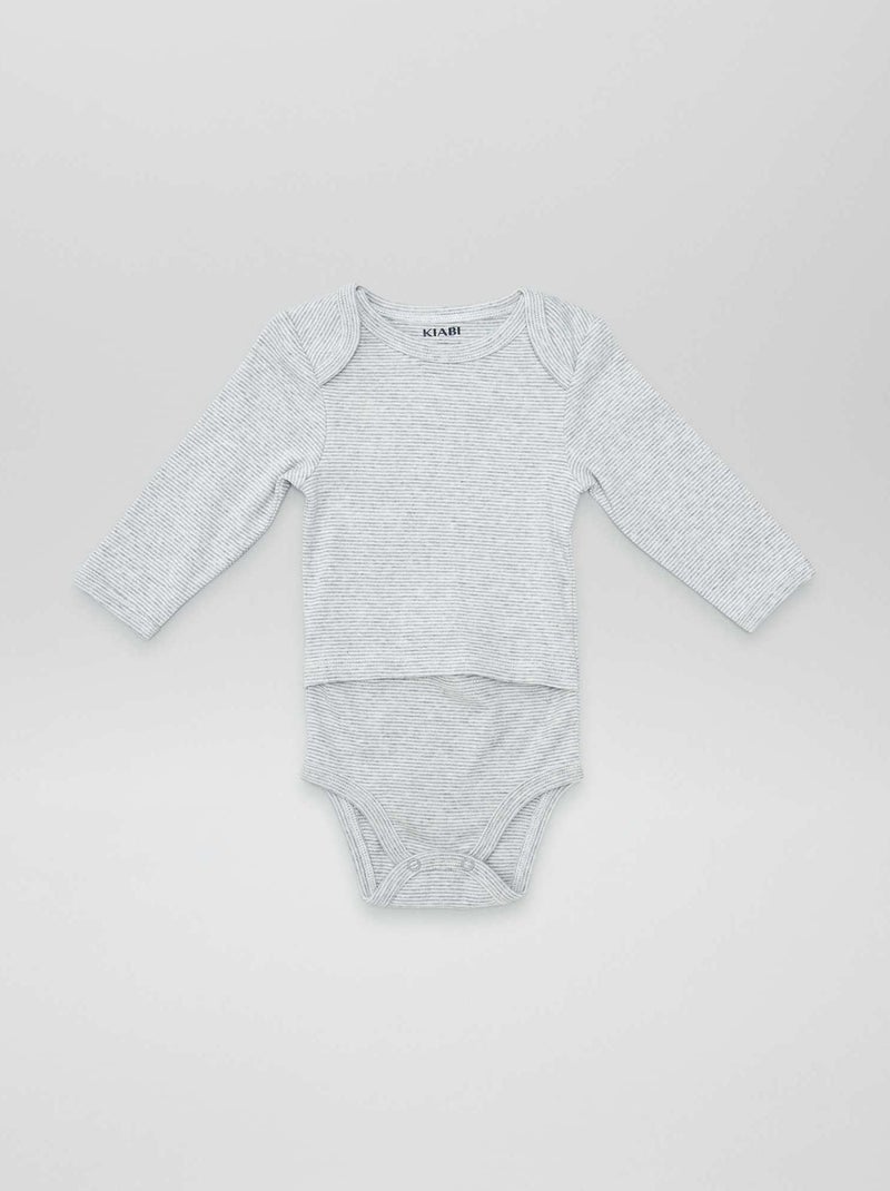 Set van 2 rompertjes - gemakkelijk aan te trekken collectie BIEGE - Kiabi