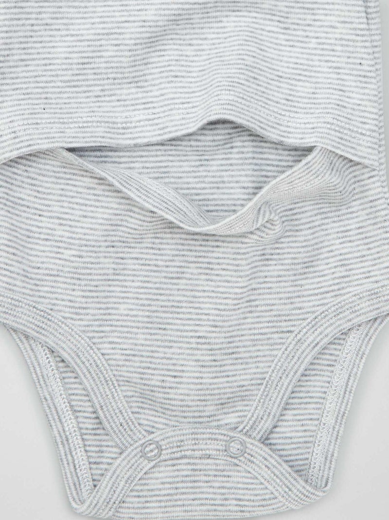 Set van 2 rompertjes - gemakkelijk aan te trekken collectie BIEGE - Kiabi