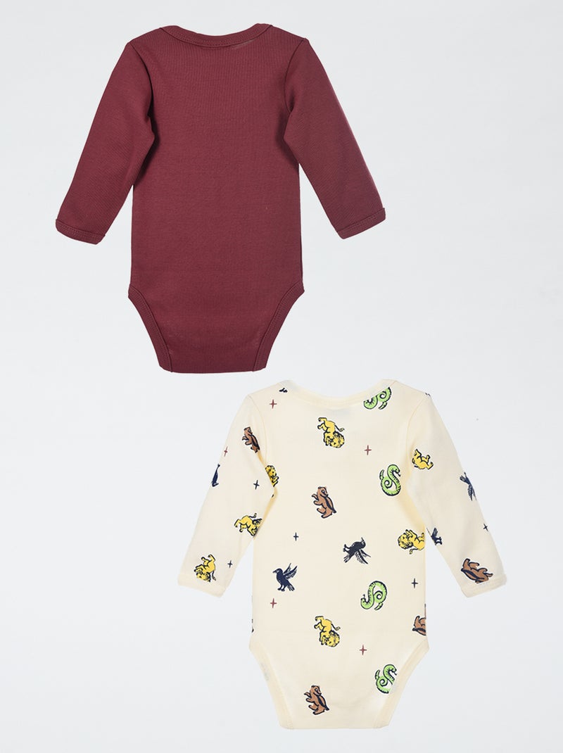 Set van 2 rompertjes 'Harry Potter' Rood - Kiabi